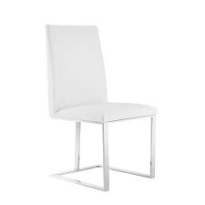 brushed stainless steel dining chair