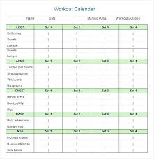 60 Day Workout Plan 7 Examples