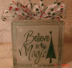 Believe In The Magic Lighted Glass