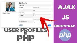 user profiles in php with source code
