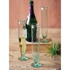 Kalalou Tall Recycled Champagne Flute