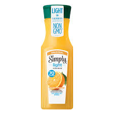 orange orange juice light pulp free