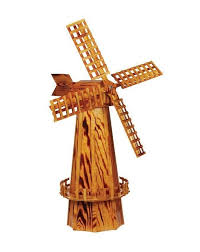 Large Wooden Garden Windmill Canada