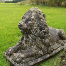 Stone Lions Set Of 2 For At Pamono