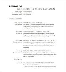 designer resume template 8 free word