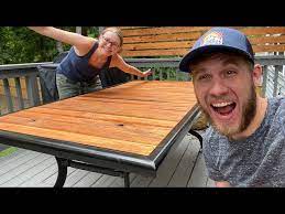 Converting Our Broken Glass Patio Table