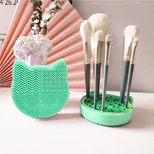 makeup brush storage box silicon brush