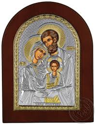 Holy Family Silver Icon Oramaworld Com