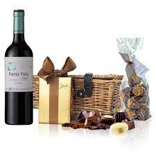 wine and chocolate gift sets bottled