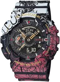 Some models count with bluetooth connected technology and atomic timekeeping. G Shock X One Piece Collab 2020 Ga 110jop 1a4jr Ga 110jop 1a4er