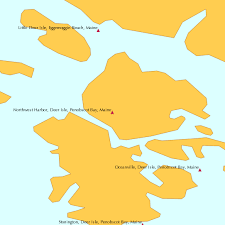 Northwest Harbor Deer Isle Penobscot Bay Maine Tide Chart