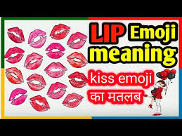 lip emoji meaning kiss emoji meaning