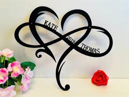 Personalized Heart Nameplate With