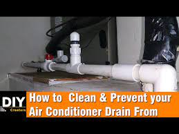 air conditioner drain from clogging