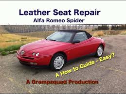 Leather Seat Repair Alfa Romeo