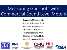 Pdf Measuring Gunshots With Commercial Sound Level Meters