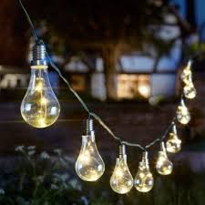 Eureka Light Bulb String Solar Powered