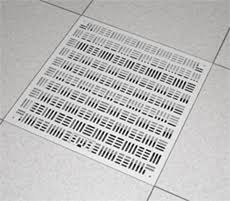 perforated floor tile pattern not a