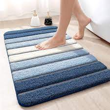 oeakay bath mat bathroom rug absorbent