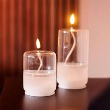 Led Candle Oil Lamp Cylinder Cone