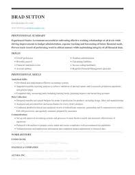 A resume sample is a document that is important in any kind of profession. Professional Accounting Resume Examples Livecareer