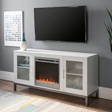 white 52 inch fireplace tv stand rc