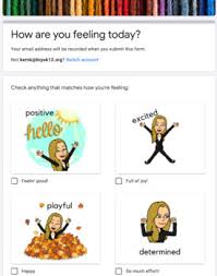 Set of 11 images designed to gauge student emotions.(harry potter, dogs, captain america, frozen, crocs, bucky barnes, tony stark, among us, streaming service, shade of blue, cats)all images included in.zip folder.these can be posted on your online student forums (google classroom, canvas, etc) or. Grades 1 2 School Psychology Montessori Teachers Pay Teachers