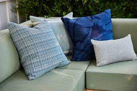 outdoor spaces with new cushions