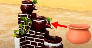 This method using toilet paper and elmers glue is great. Diy Indoor Terracotta Water Fountain
