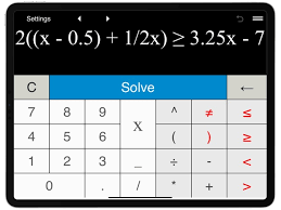 inequality calculator on the app