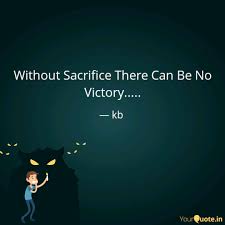 View quote to mikaela that's weird; Without Sacrifice There C Quotes Writings By Kb Yourquote