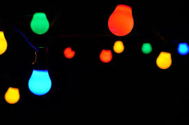 festoon party lights multi colour led