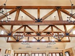 all about faux wood truss systems