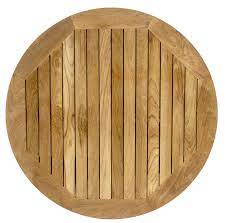 Round Outdoor Real Teak Table Top 32