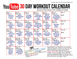 30 Day Youtube Free Workout Challenge The Rest Of This