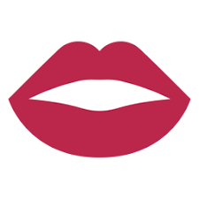 open mouth red lipstick png svg