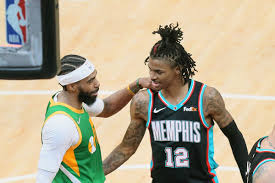By sarah todd june 9 clippers' paul george says he wasn't rattled by taunts at vivint arena. Memphis Grizzlies Vs Utah Jazz Game Preview Game 1 First Round Nba Playoffs Grizzly Bear Blues