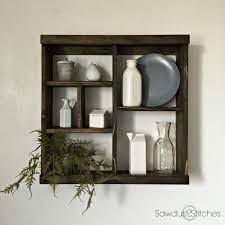 Pottery Barn Inspired Cubby Shelf