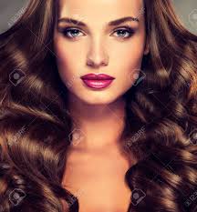 Haircuts are a type of hairstyles where the hair has been cut shorter than before. Nice Young Girl Model With Dense Curly Hair Bright Fashionable Stock Photo Picture And Royalty Free Image Image 48840973