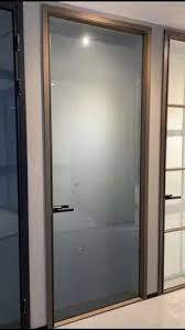 Hinged Aluminium Profile Glass Doors