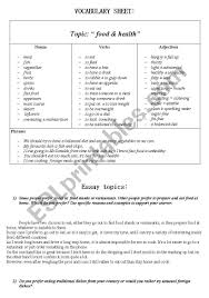 handy thematic collection of cartoons vocabulary conversation handy thematic collection of cartoons vocabulary conversation questions and essay topics part10 food and health esl worksheet by alexa25