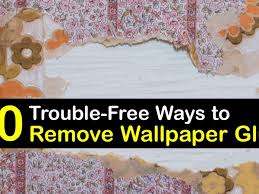 remove wallpaper glue