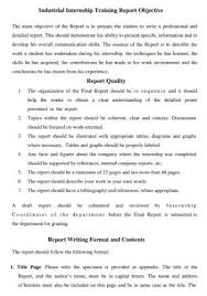During the industrial training at megamate computer holdings (m) sdn. 29 Sample Internship Report Templates In Pdf Ms Word