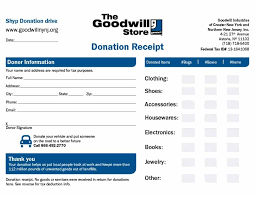 40 Donation Receipt Templates Letters Goodwill Non Profit