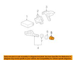 Details About Acura Honda Oem Tire Pressure Monitor Tpms Sensor Nut 42754stka01
