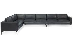 large sectional leather sofa by blu dot