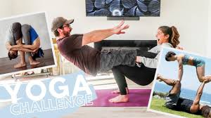 couples yoga challenge hilarious