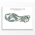 Minnewaska Golf Club Minnesota Golf Map Print Golf Décor - Etsy