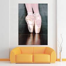 Ballet Shoes Block Giant Wall Art Poster