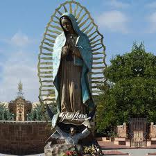 Bronze Cast Our Lady Of Guadalupe